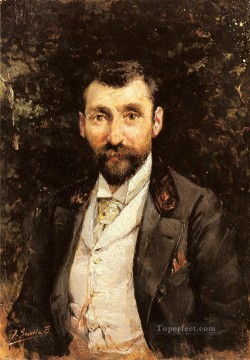ホアキン・ソローリャ Painting - 紳士画家の肖像 ホアキン・ソローリャ